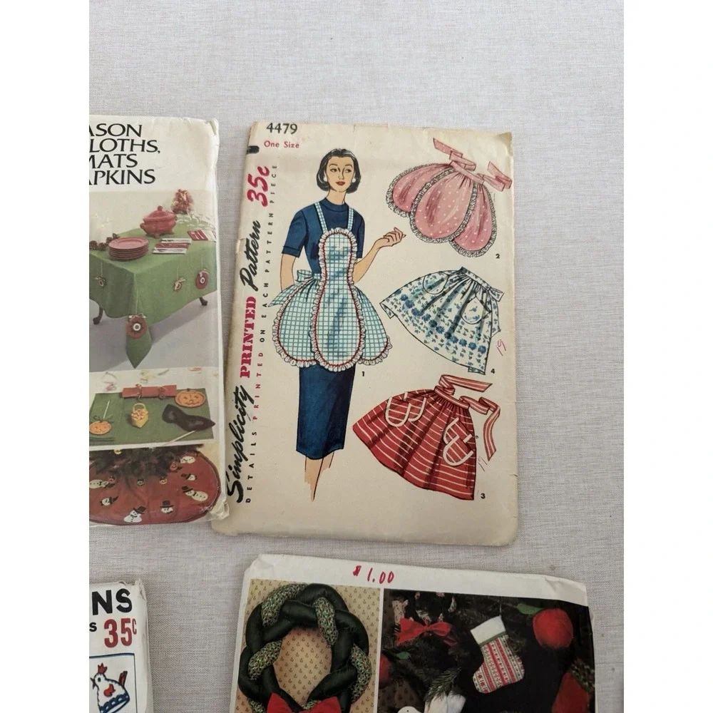 Vintage Sewing Pattern Lot McCalls‎ Simplicity Avon Crafts Decor Uncut Mixed Lot